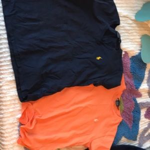 Two Ralph Lauren v neck shirts
